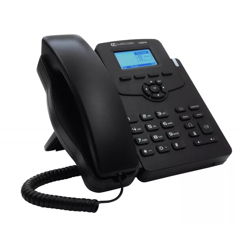 AudioCodes 405HD IP-Phone PoE GbE czarny