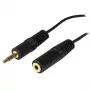 StarTech.com 12 ft PC Speaker Extension Audio kabel, 3.5mm, męski, 3.5mm, żeński, 3.7 m, czarny