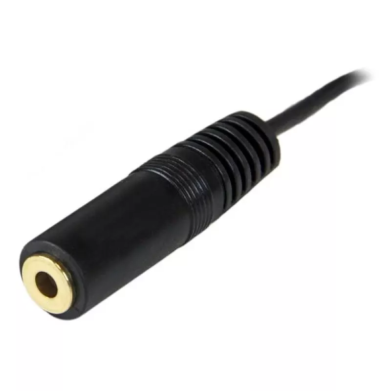 StarTech.com 12 ft PC Speaker Extension Audio kabel, 3.5mm, męski, 3.5mm, żeński, 3.7 m, czarny