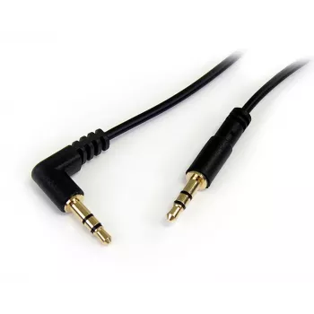 StarTech.com Kabel audio stereo cienki 3,5 mm na kątowy 0,3 m - M/M