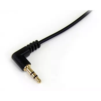 StarTech.com Kabel audio stereo cienki 3,5 mm na kątowy 0,3 m - M/M