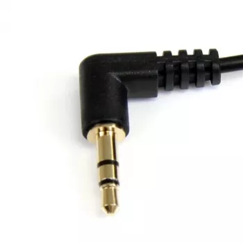 StarTech.com cienki 3,5 mm kątowy stereo kabel audio 1,8 m - M/M