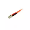 StarTech.com 2m Fiber Optic kabel - Multimode Duplex 50/125 - LSZH Fiber Jumper Cord - LC/SC