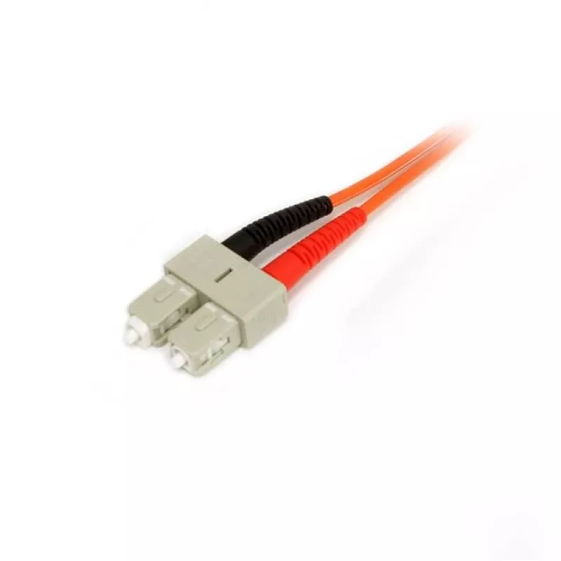 StarTech.com 2m Fiber Optic kabel - Multimode Duplex 50/125 - LSZH Fiber Jumper Cord - LC/SC
