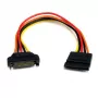 StarTech.com 8in 15 pin SATA Power Extension kabel, 0.2032 m, Wtyk męski, Wtyk żeński, Wielokolorowy, 17 g, 125 mm