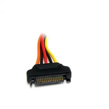 StarTech.com 8in 15 pin SATA Power Extension kabel, 0.2032 m, Wtyk męski, Wtyk żeński, Wielokolorowy, 17 g, 125 mm