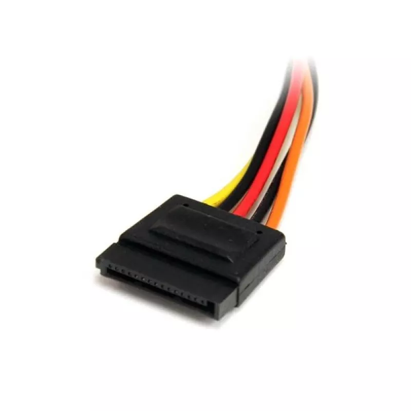 StarTech.com 8in 15 pin SATA Power Extension kabel, 0.2032 m, Wtyk męski, Wtyk żeński, Wielokolorowy, 17 g, 125 mm