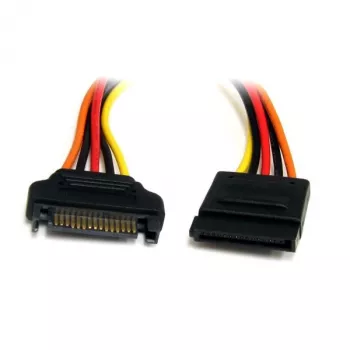 StarTech.com Przedłużacz zasilania SATA 12 cali 15-pin – SATA 15-pin, SATA 15-pin, 0,3048 m, Męski, Żeński, Prosty