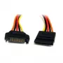 StarTech.com Przedłużacz zasilania SATA 12 cali 15-pin – SATA 15-pin, SATA 15-pin, 0,3048 m, Męski, Żeński, Prosty