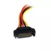 StarTech.com Przedłużacz zasilania SATA 12 cali 15-pin – SATA 15-pin, SATA 15-pin, 0,3048 m, Męski, Żeński, Prosty