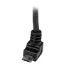StarTech.com 2m Micro USB kabel - A to Up Angle Micro B, 2 m, USB A, Micro-USB B, USB 2.0, Męski/Męski, Czarny