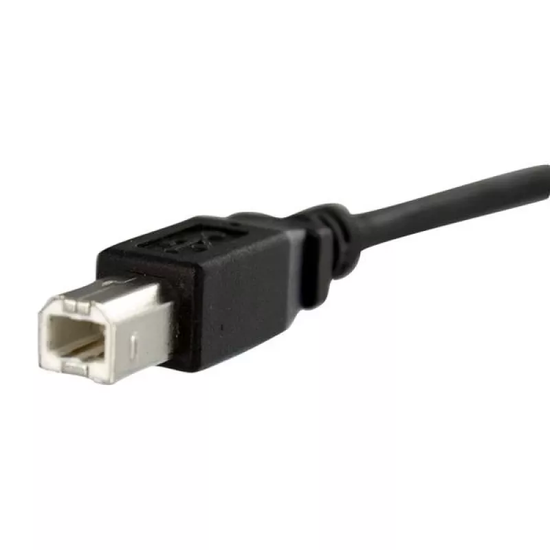 StarTech.com 3 ft Panel Mount USB kabel B to B - F/M, 0,91 m, USB B, USB B, USB 2.0, 0,48 Gbit/s, Czarny