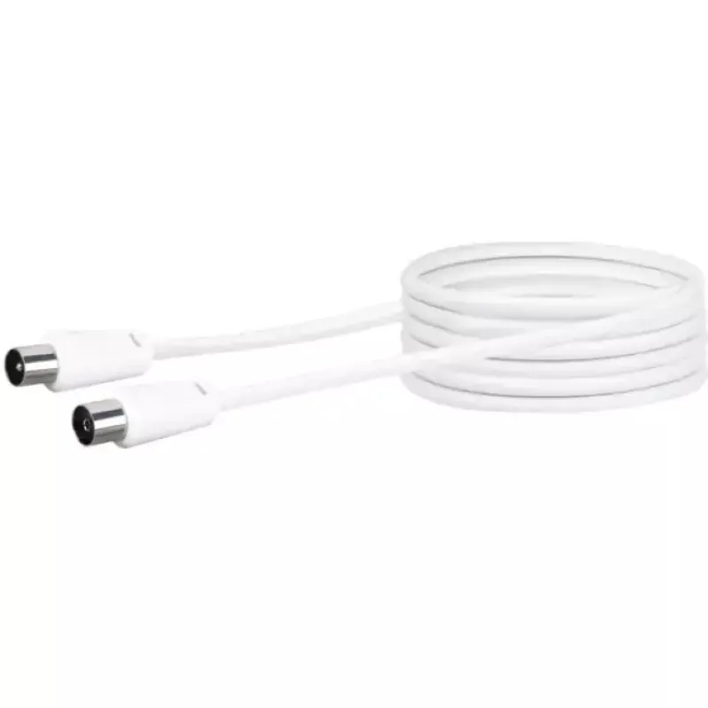 Kabel koncentryczny Schwaiger 5,0 m IEC - IEC 5 m biały