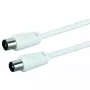 Kabel koncentryczny Schwaiger 5,0 m IEC - IEC 5 m biały