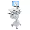 Wózek multimedialny Ergotron StyleView Aluminium szary biały
