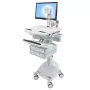 Wózek multimedialny Ergotron StyleView Aluminium szary biały