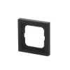 Zaślepka ścienna Busch-Jaeger 1721-885K czarna, termoplastyczna, bezśrubowa, 80×80 mm, grubość 11 mm