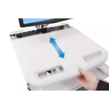 Wózek multimedialny Ergotron StyleView Aluminium szary biały
