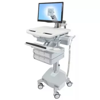 Wózek multimedialny Ergotron StyleView Aluminium szary biały
