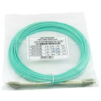 BlueOptics InfiniBand kabel światłowodowy 10m 2x LC LC/APC zielony