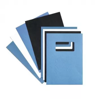 GBC Okładki do bindowania LeatherGrain A4 250 g/m², A4, karton, niebieski, 100 arkuszy, 210 mm, 299 mm