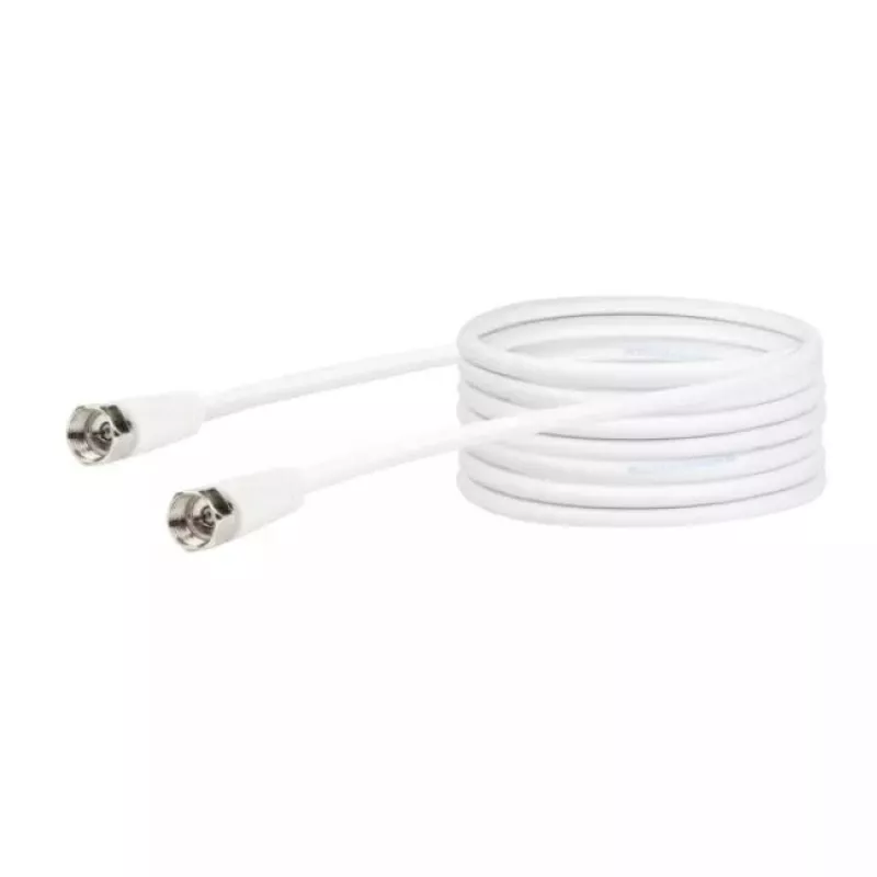 Kabel koncentryczny Schwaiger KVC250 052 F-type 5 m Biały