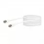Kabel koncentryczny Schwaiger KVC250 052 F-type 5 m Biały