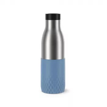 EMSA Bludrop Sleeve N3110700 butelka do picia Fitness, Sport 500 ml stal nierdzewna Niebieski, stal nierdzewna