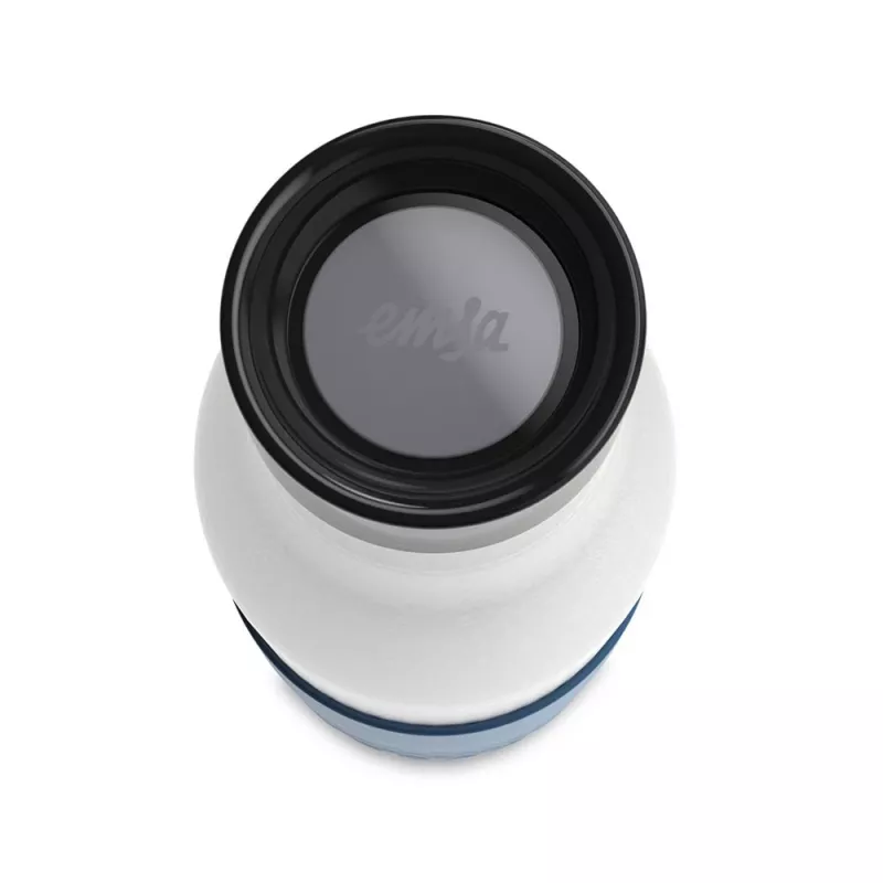 EMSA Bludrop Sleeve N3110700 butelka do picia Fitness, Sport 500 ml stal nierdzewna Niebieski, stal nierdzewna