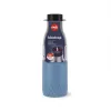 EMSA Bludrop Sleeve N3110700 butelka do picia Fitness, Sport 500 ml stal nierdzewna Niebieski, stal nierdzewna