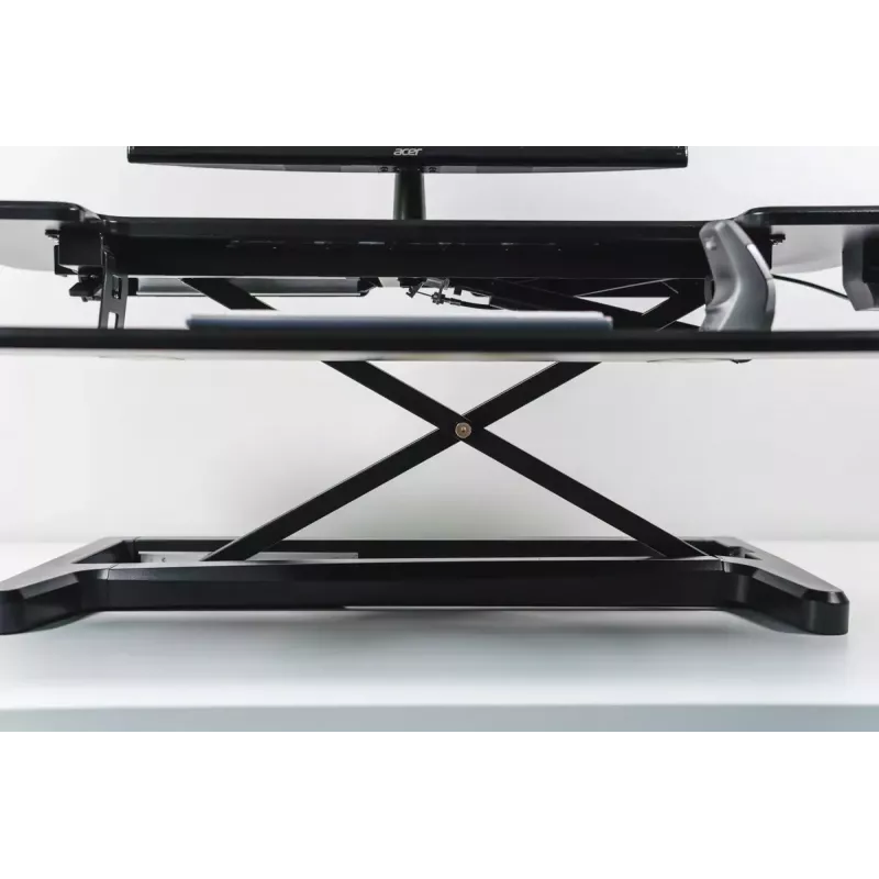 BakkerElkhuizen Regulowana podstawa do biurka Sit-Stand Desk Riser 2 Czarny