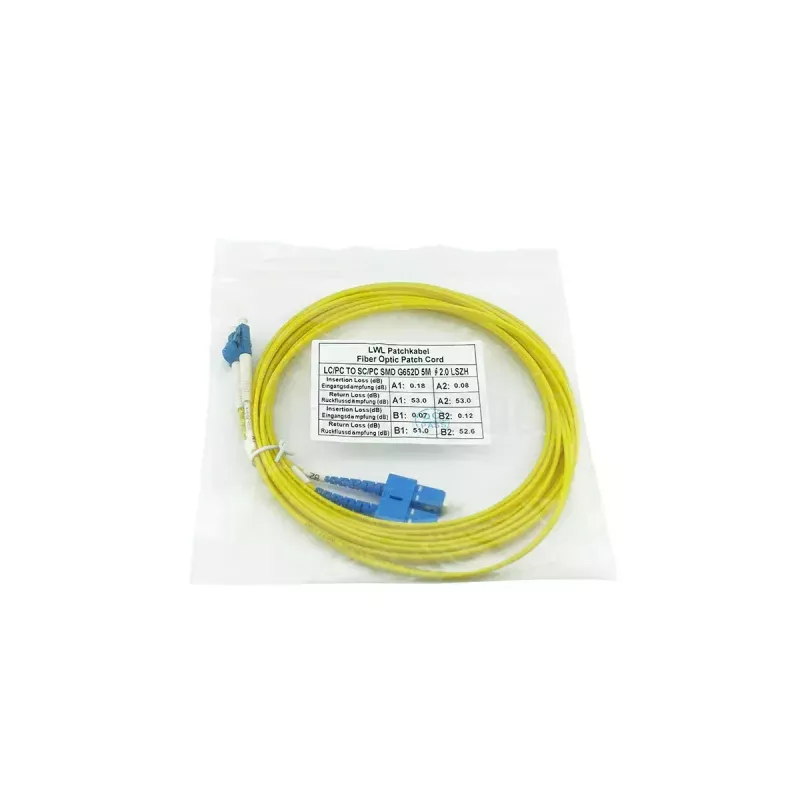 BlueOptics CAB-SMF-LC-SC-7.5-BO światłowodowy kabel InfiniBand 7,5 m 2x LC LC/APC