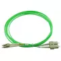 Kabel światłowodowy BlueOptics SFP3132GU1MK LC SC OM5 1 m mięta