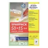 Samoprzylepna etykieta do drukarek AVERY L4737REV-65 Biała 6,35x2,96 cm
