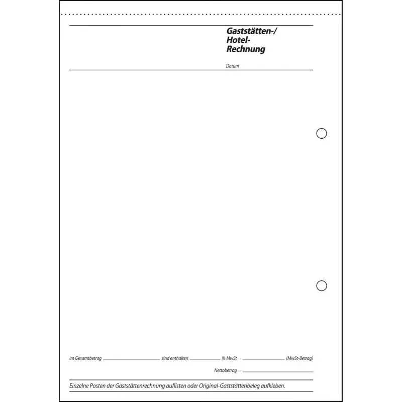 Formularz biznesowy Sigel GB515 A5 biały 50 arkuszy