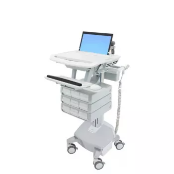 Wózek multimedialny Ergotron StyleView Aluminium szary biały