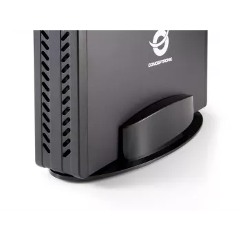 Conceptronic 3.5 cala Obudowa na dysk twardy, Obudowa HDD, 3.5 cala, Serial ATA, Serial ATA II, Serial ATA III, 0,48 Gbit/s, Łączność USB, Czarny