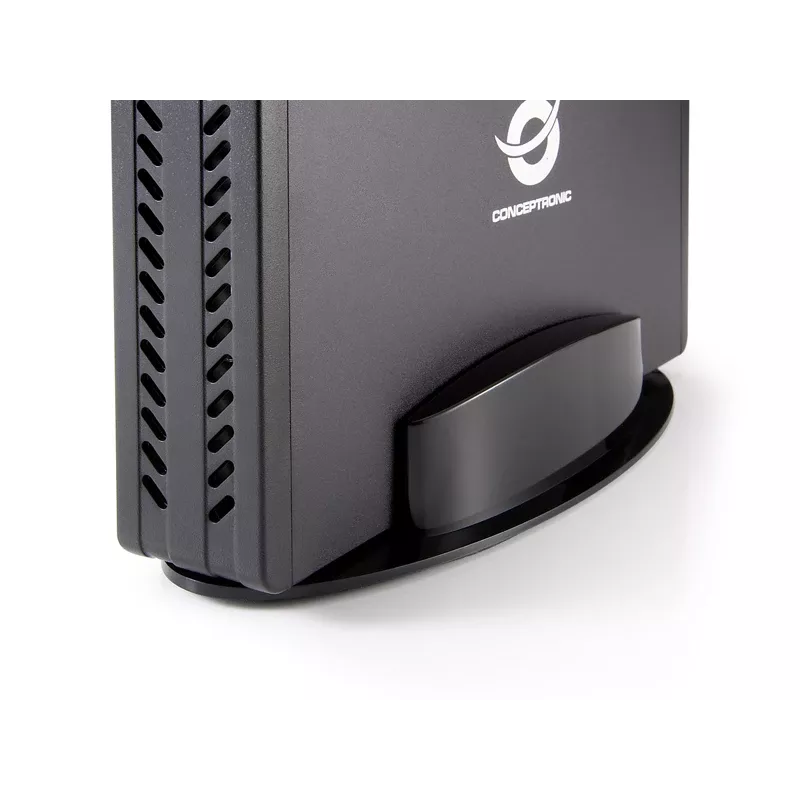 Conceptronic 3.5 cala Obudowa na dysk twardy, Obudowa HDD, 3.5 cala, Serial ATA, Serial ATA II, Serial ATA III, 0,48 Gbit/s, Łączność USB, Czarny