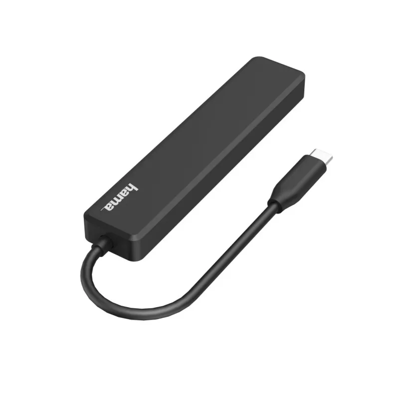 Hama USB-C hub, wieloportowy, 5 portów, 3x USB-A, USB-C, HDMI