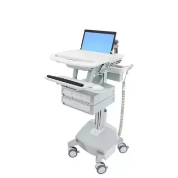 Wózek multimedialny Ergotron StyleView Aluminium szary biały