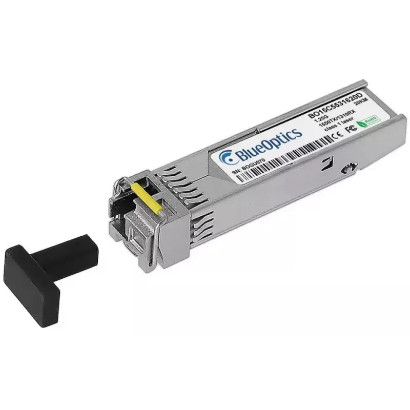 Moduł nadajnika SFP BlueOptics SFP-GIG-BB LX/LC EEC-BO Światłowód 20000 m
