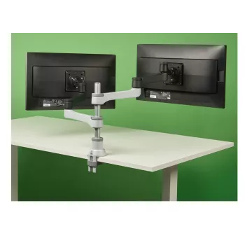 R-Go Tools Ramię do monitora R-Go Zepher Dual, do dwóch monitorów, w pełni regulowane, obciążenie 0–8 kg, 100% cyrkularny, czarny