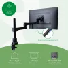 R-Go Tools Ramię do monitora R-Go Zepher Dual, do dwóch monitorów, w pełni regulowane, obciążenie 0–8 kg, 100% cyrkularny, czarny