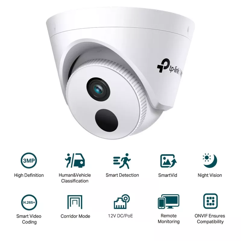 TP-Link VIGI C430I Bullet IP security camera Indoor & outdoor 2304 x 1296 pixels Ceiling