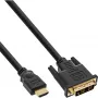 InLine opakowanie zbiorcze 30 szt. kabel HDMI-DVI, pozłacane styki, HDMI męski na DVI