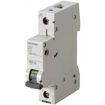 Siemens 5SL61107 wyłącznik nadmiarowo-prądowy Miniaturowy wyłącznik nadmiarowo-prądowy Typ C 1
