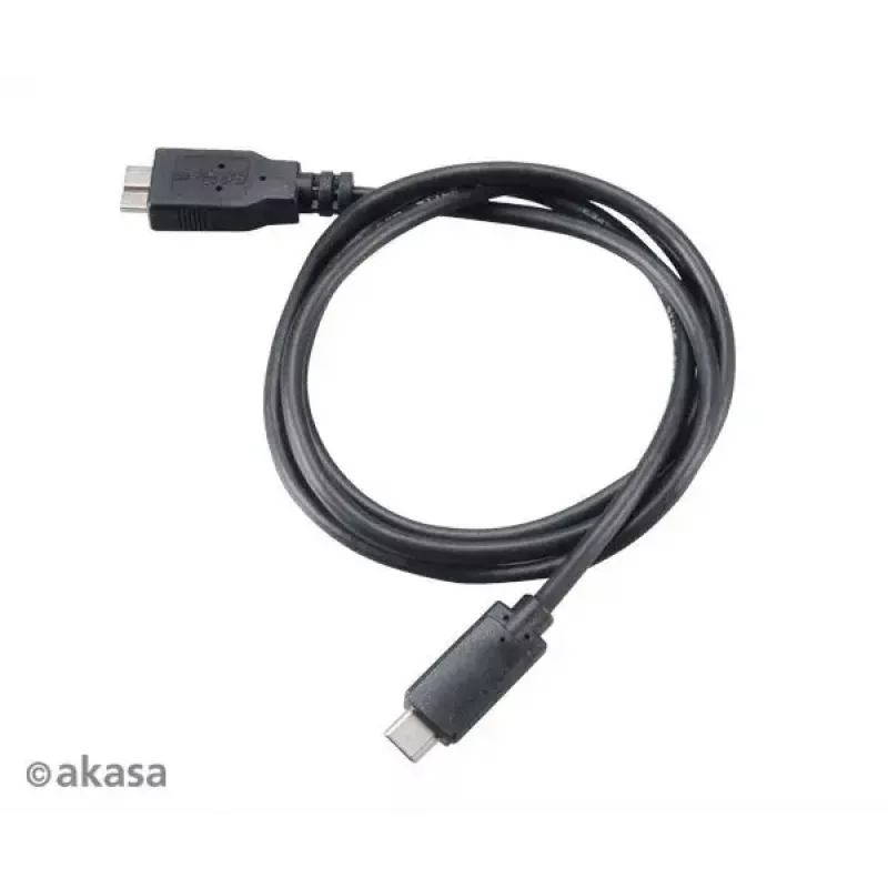 Kabel USB Akasa C/micro-B 1m Czarny