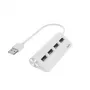 Hama 00200120 koncentrator interfejsów USB 2.0 480 Mbit/s Biały