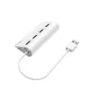 Hama 00200120 koncentrator interfejsów USB 2.0 480 Mbit/s Biały