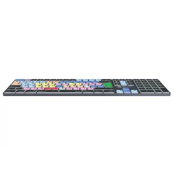 Logickeyboard LKB-MCOM4-TM-UK Klawiatura biurowa Bluetooth QWERTY angielska szaro-tytanowa